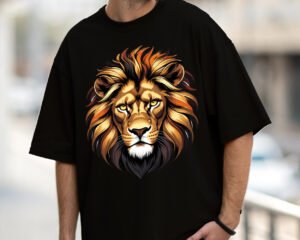 Lion's Head - Oversized Fit T-Shirt