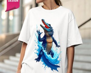 Alligator (3D) - Oversized Fit T-Shirt