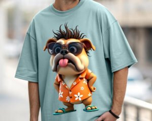 Beach Bark - Oversized Fit T-Shirt