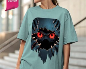 Dark Watcher (3D) - Oversized Fit T-Shirt