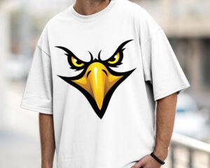 Fierce Eagle - Oversized Fit T-Shirt