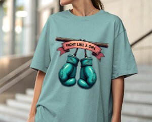 Fight Like a Girl - Oversized Fit T-Shirt