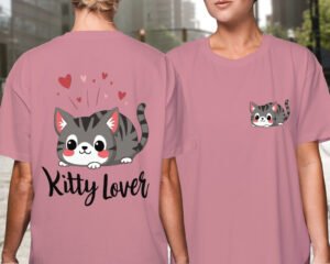 Kitty Lover - Oversized Fit T-Shirt
