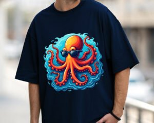 Octo Vibes - Oversized Fit T-Shirt