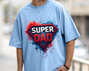 Super Dad - Oversized Fit T-Shirt