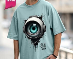 The Lens (3D) - Oversized Fit T-Shirt