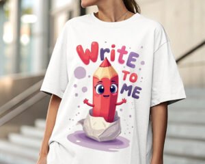 Write To Me - Oversized Fit T-Shirt